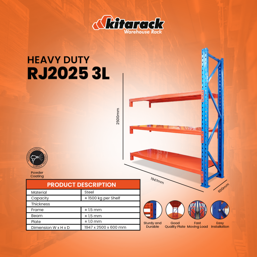 rak RS SERIES JOINTER untuk beban 1500 kg 