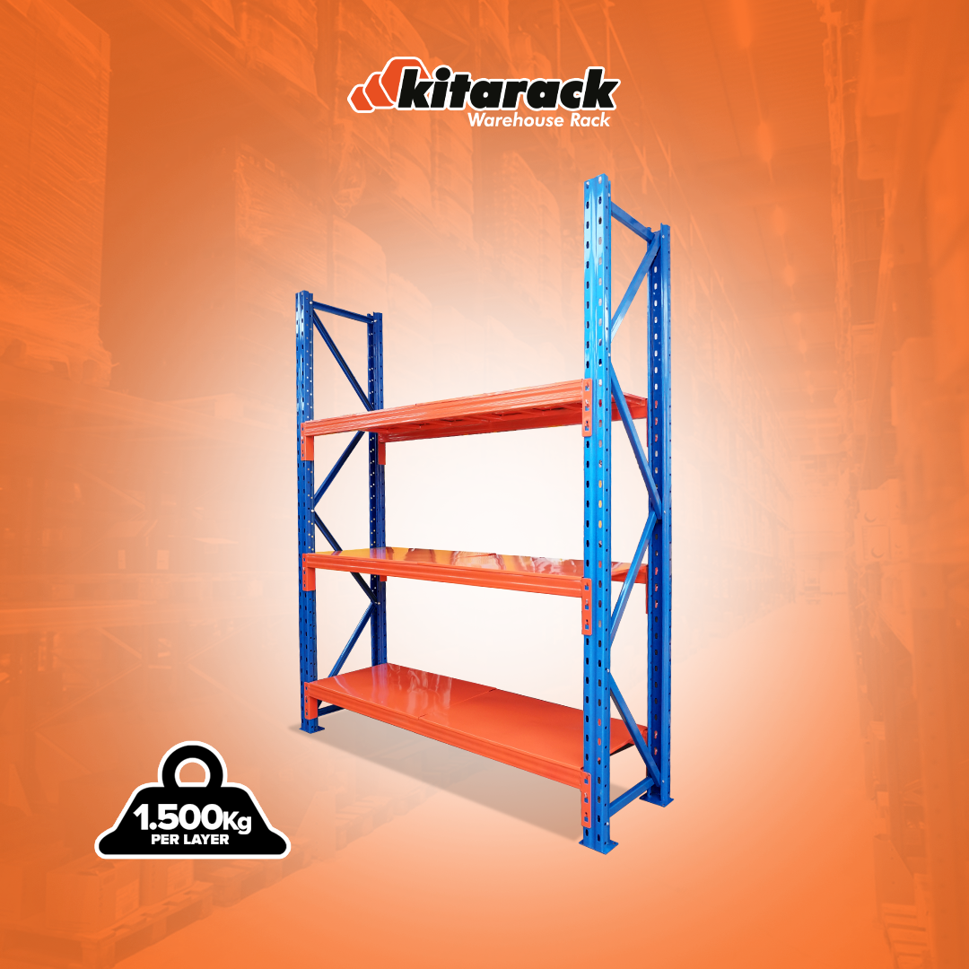 Barat Rack Rak Heavy Duty RS 200x200 3 Layer | Beban Berat