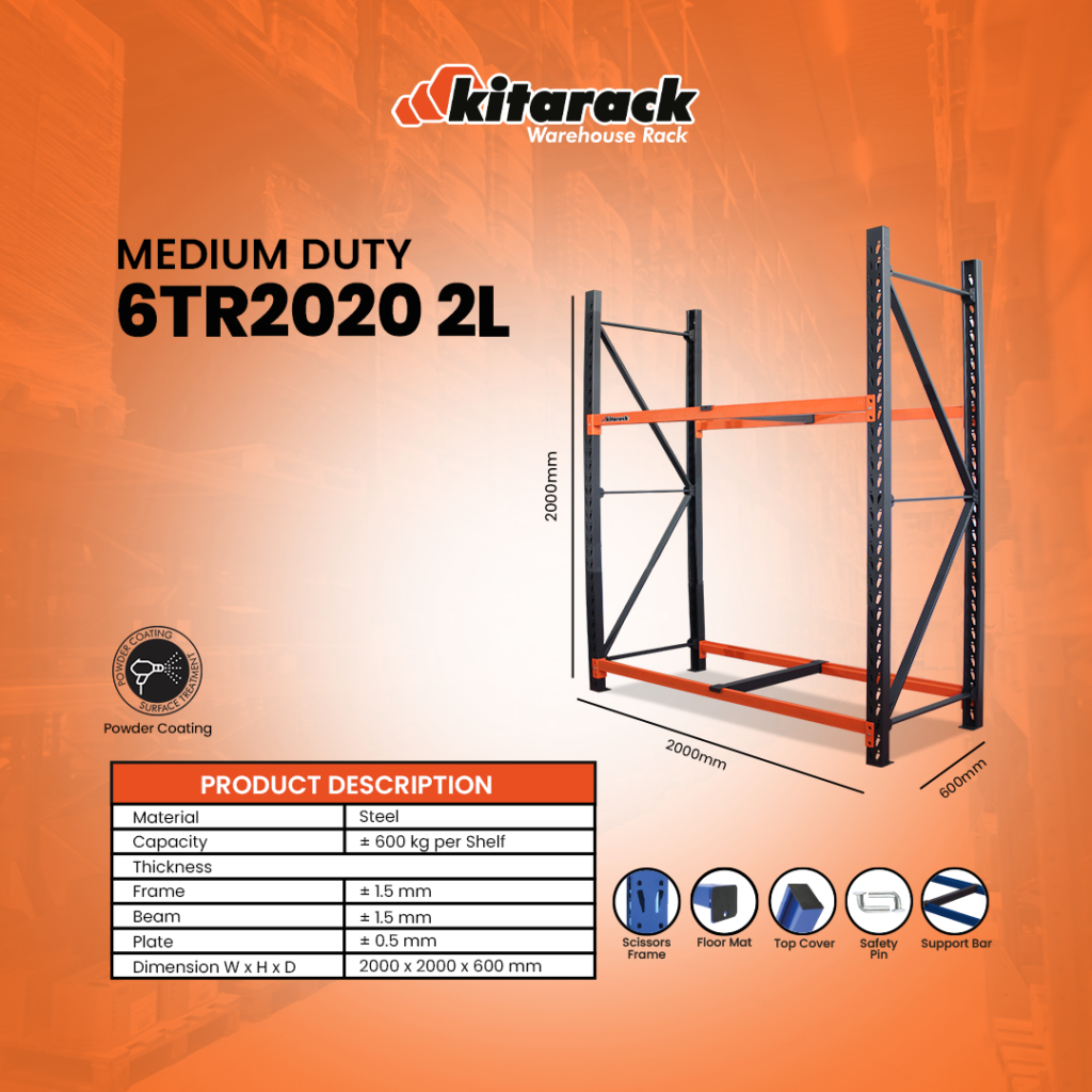 rak 6TR SERIES STARTER untuk beban 600 kg 