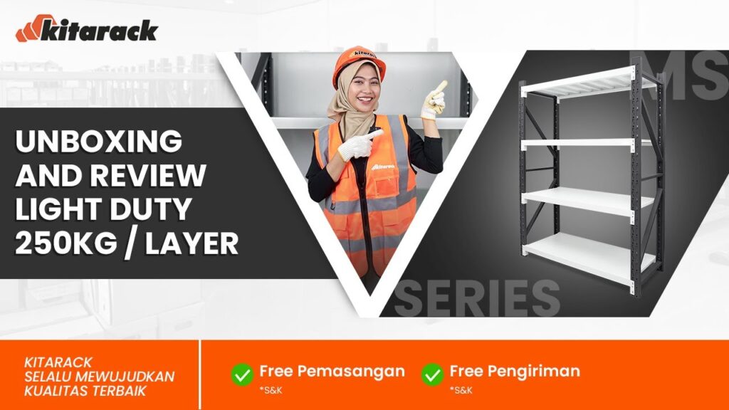 REVIEW RACK LIGHT DUTY 250KG PERLAYER | MS1520 