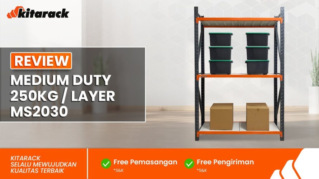 INVESTASI DAN LIPAT GANDAKAN HASIL BISNIS DENGAN RAK LIGHT DUTY 250KG PERLAYER! 