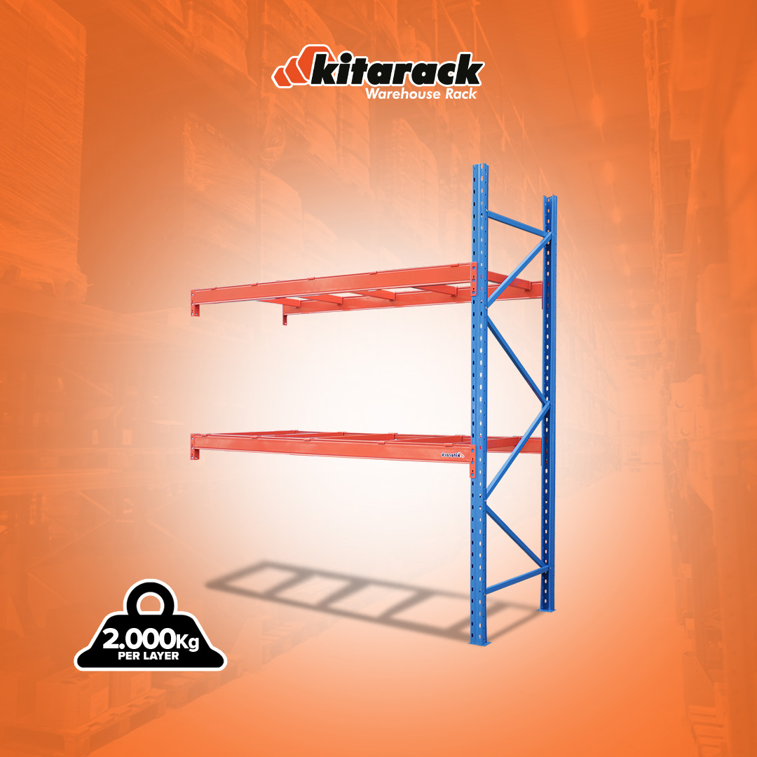 Pallet Rack 3030 J 2 Layer | Gudang Distribusi