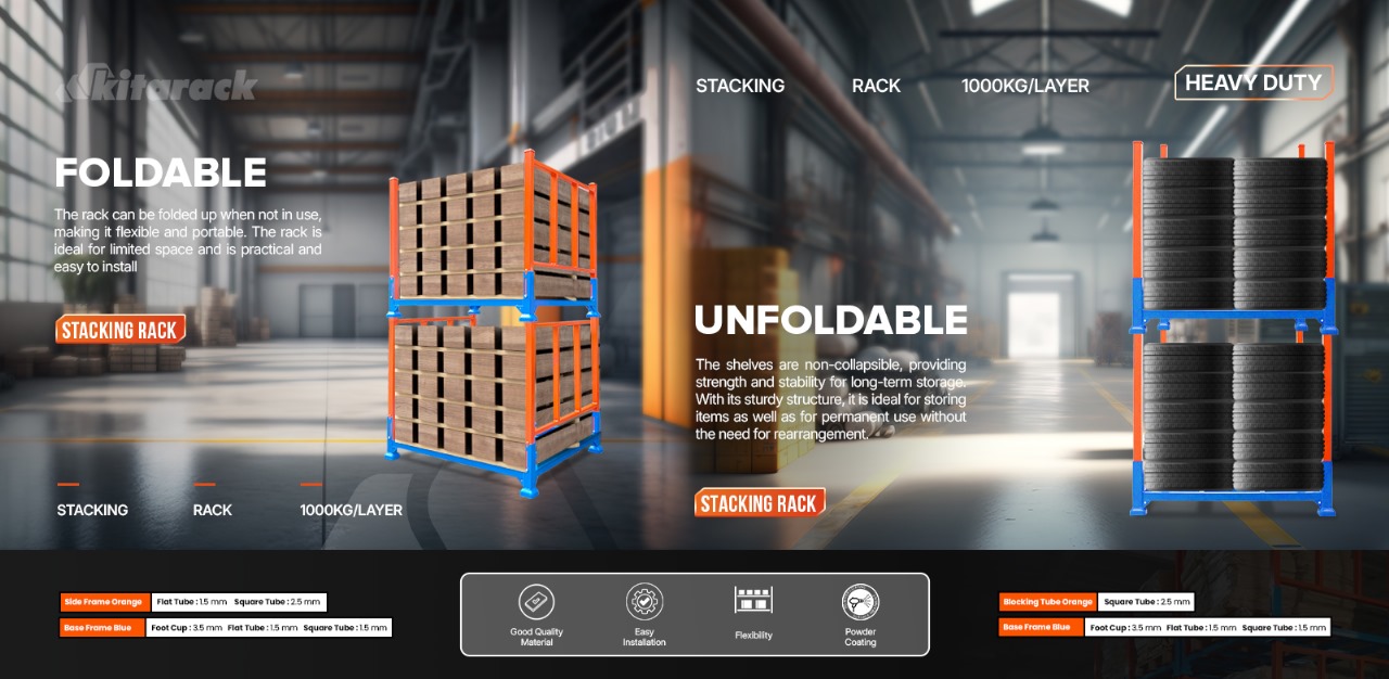 Fungsi Utama dan Keunggulan Stacking Rack Kitarack dalam Menyimpan ...