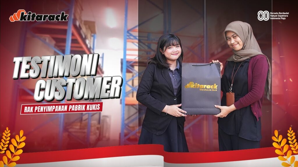 OPTIMALISASI RUANG PENYIMPANAN PABRIK KUKIS DENGAN RAK PALLET KITARACK! 