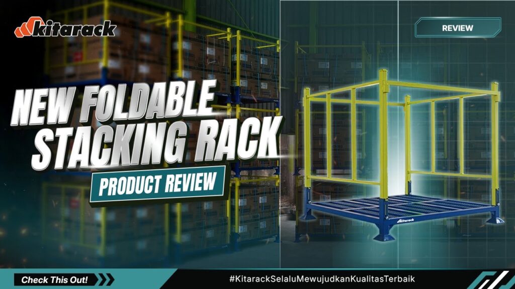 NEW FOLDABLE STACKING RACK KITARACK — KUAT, PRAKTIS, & WAJIB PUNYA! | REVIEW FOLDABLE STACKING RACK 