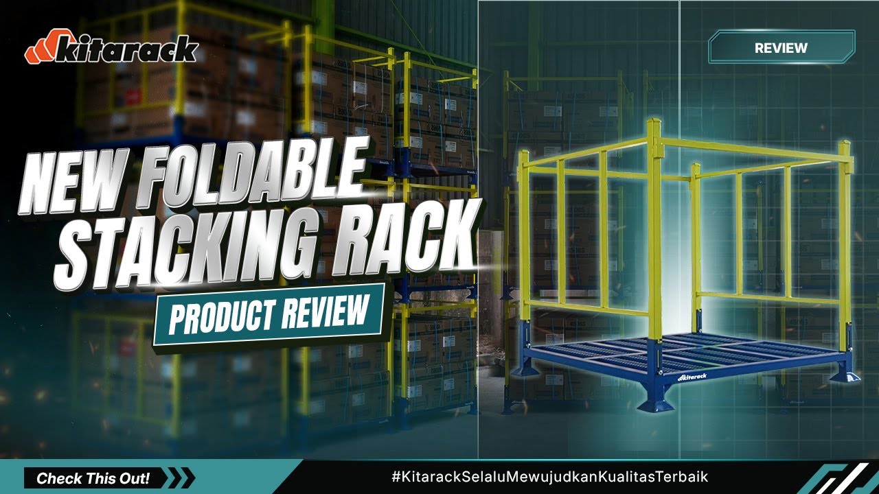 NEW FOLDABLE STACKING RACK KITARACK — KUAT, PRAKTIS, & WAJIB PUNYA ...