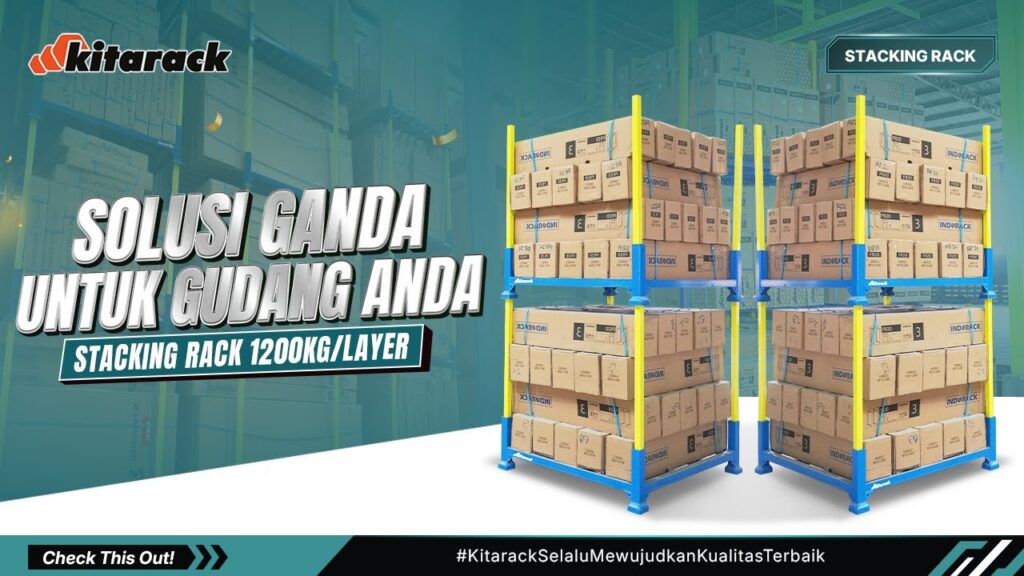 SOLUSI GANDA UNTUK GUDANG MODERN: PALLET RACK & STEEL PALLET TERBAIK! 