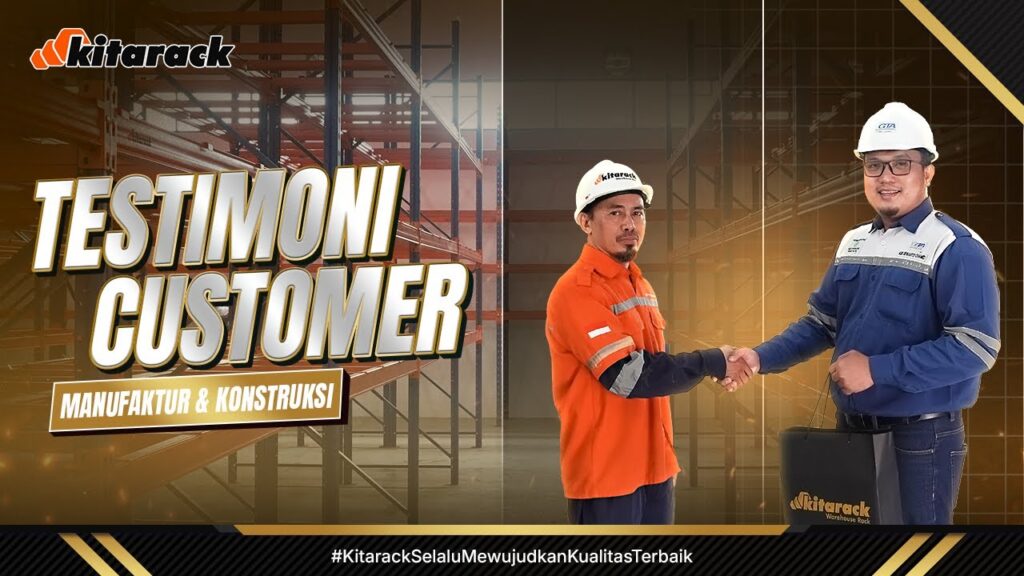 MENINGKATKAN RUANG & PRODUKTIVITAS INDUSTRI KONSTRUKSI DENGAN RAK PALLET TERTINGGI KITARACK! 