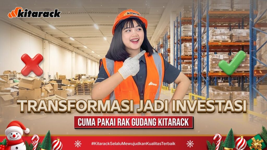 RUANG KOSONG INI JADI GUDANG MAXIMAL CUMA PAKAI RAK GUDANG?! TRANSFORMASI JADI INVESTAS?! 