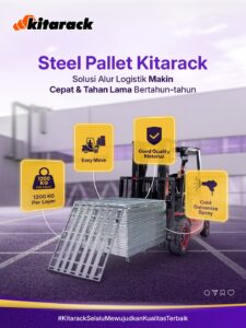 Mengenal Steel Pallet untuk Kebutuhan Penyimpanan Gudang 