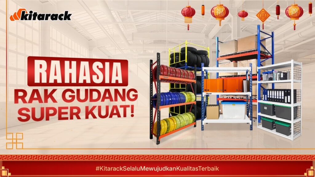 RAHASIA RAK GUDANG SUPER KUAT ANTI MELENGKUNG! BONGKAR MATERIAL RAK KITARACK! 🛠️🔥 