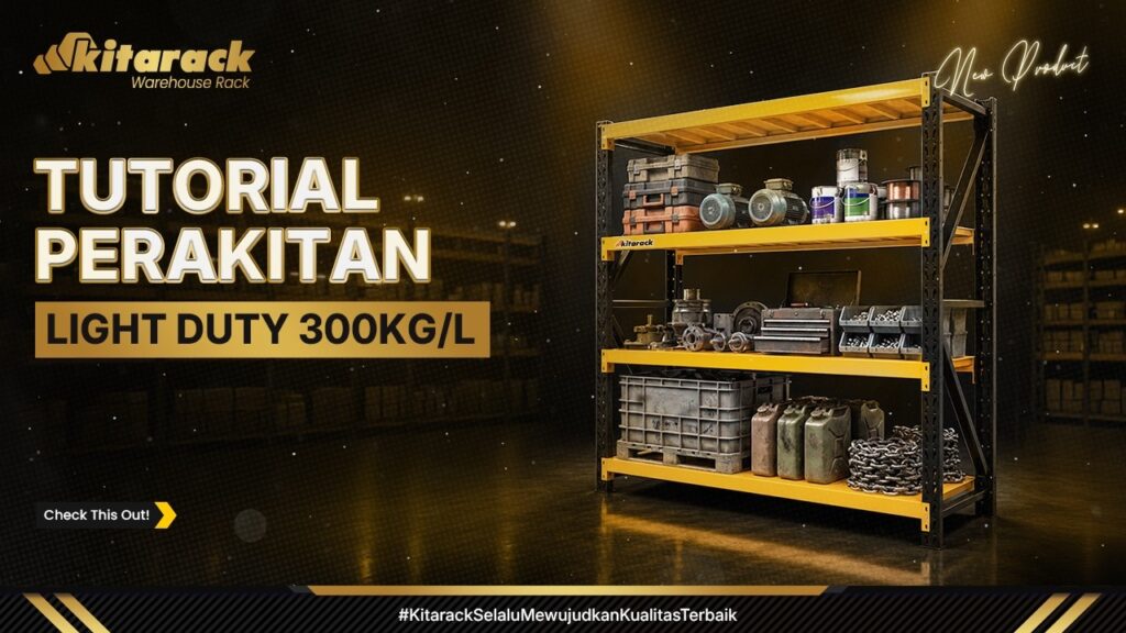 GAK SAMPE 5 MENIT!❌❌ CARA MUDAH MERAKIT RAK LIGHT DUTY KITARACK!🛠️ 