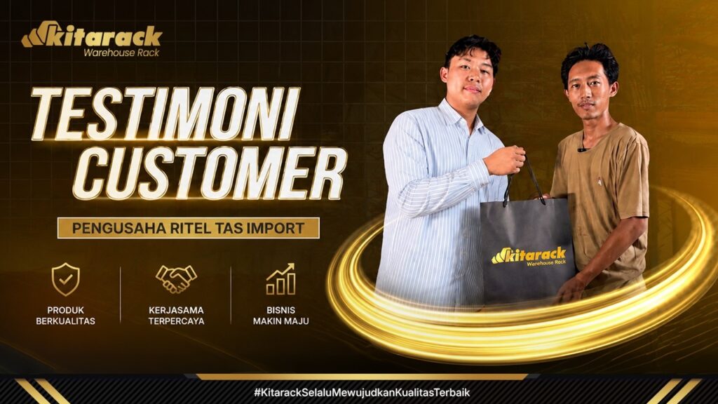GUDANG RITEL RAPI INSTAN! PROSES INSTALASI RAK KITARACK DI GUDANG CUSTOMER!! 