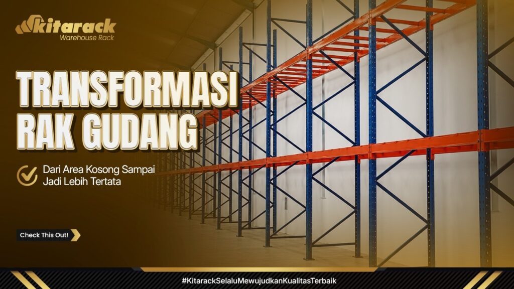 INTIP TRANSFORMASI GUDANG ARGOKIMIA DENGAN INSTALASI RAK PALLET KITARACK!🏗️ 